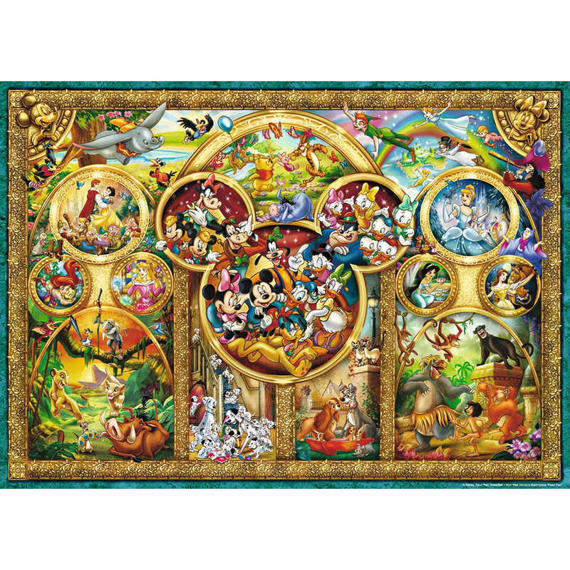 Ravensburger Puzzle: 1000 Teile Die Disney schösten - Erwach, - Themen 12,88 €