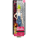 Mattel FXL57 - Barbie Fashionistas Puppe im Latzhosenoutfit mit grner Haarstrhne