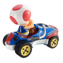 Mattel GBG30 - Hot Wheels Mario Kart Replica 1:64 Die-Cast Toad