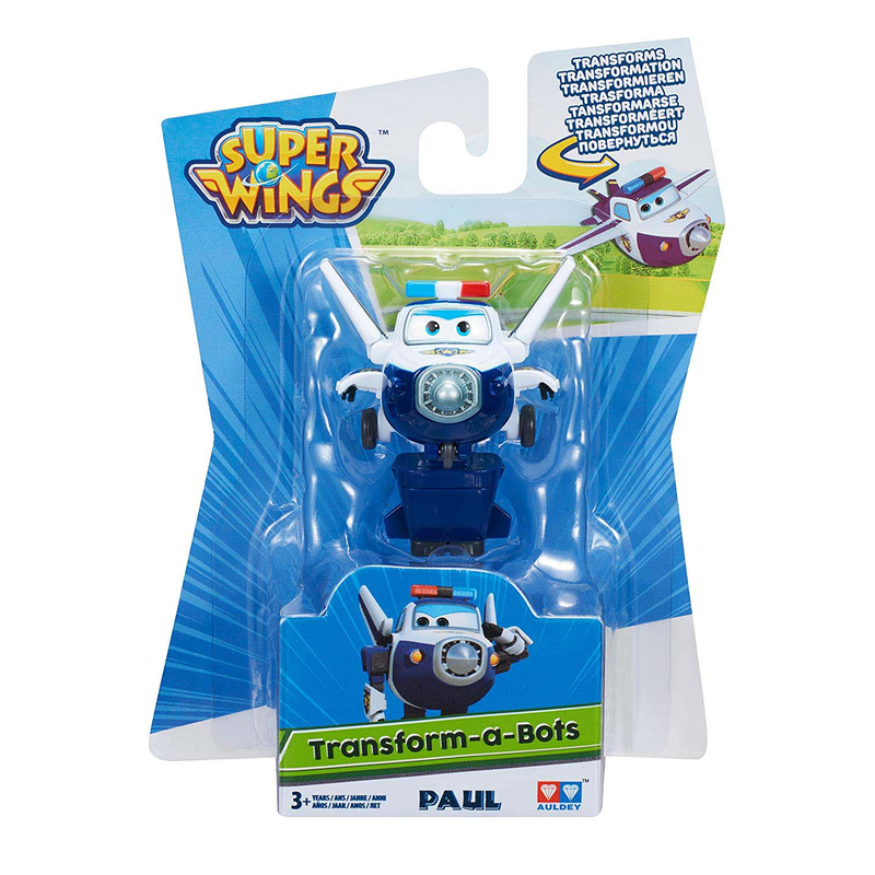 Auldeytoys YW710050 - Super Wings Mini Transform Figur 5,5 cm - Paul