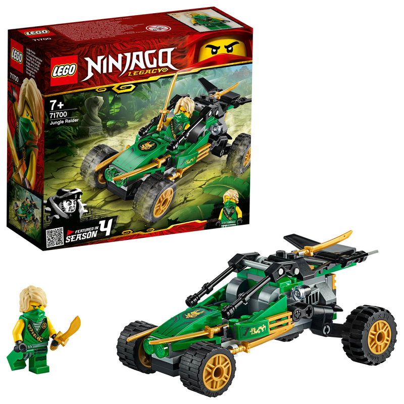 LEGO NINJAGO 71700 - Lloyds Dschungelruber - Grner Buggy Auto Quad Staffel 4
