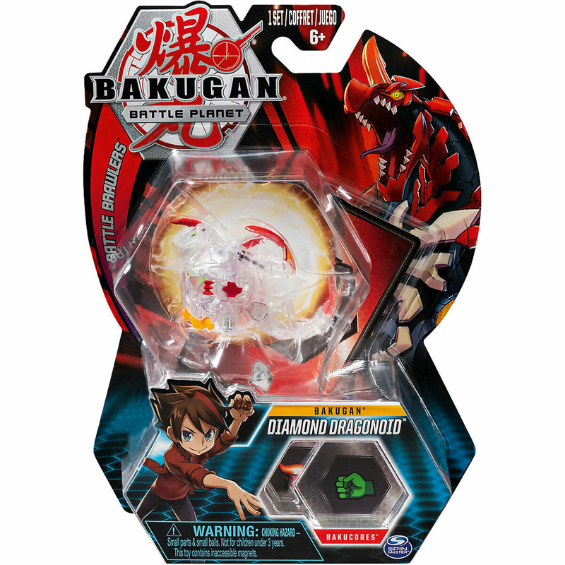 AUSWAHL: Spin Master - Bakugan Basic Ball Battle Brawler Sammelkarte Set Monster Diamond Dragonoid