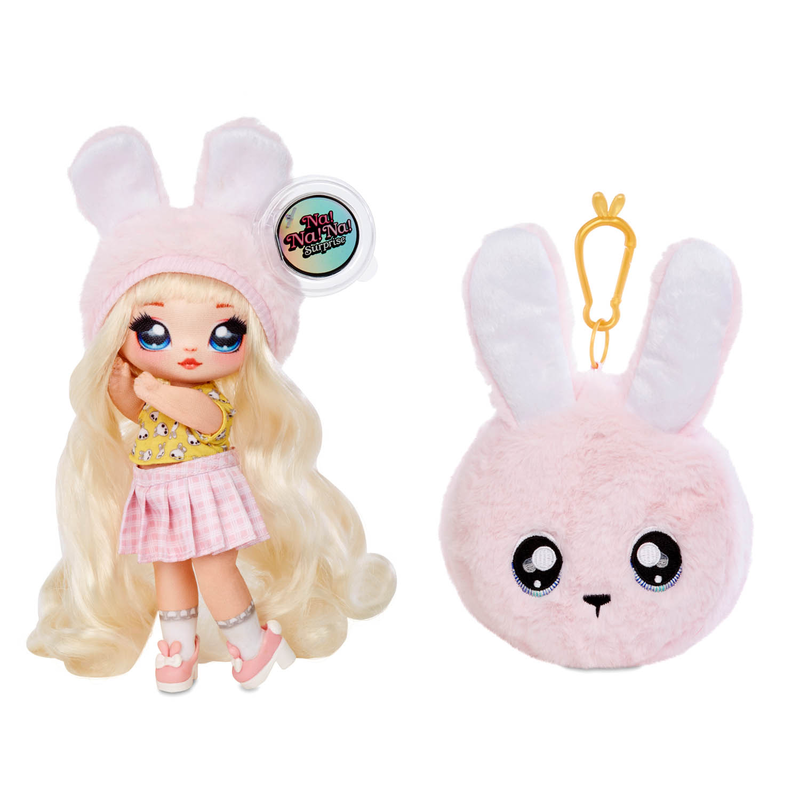 MGA Entertainment 564737E7C; 565994E7C; 565987E7C; 566007E7C - AUSWAHL: Na! Na! Na! Surprise Pom Doll - Series 1 Aubrey Heart - Hase