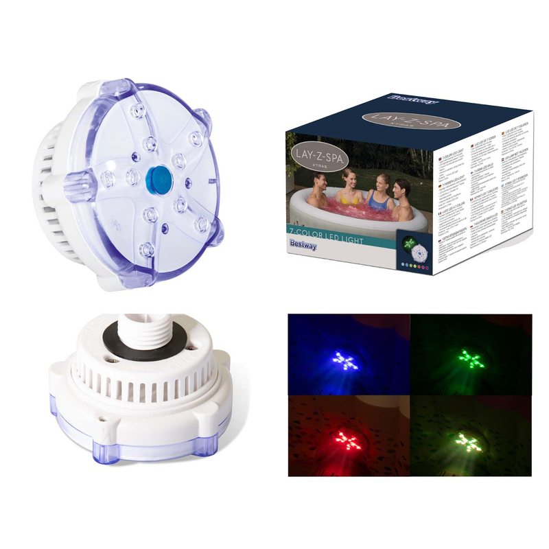 Bestway 60303 - LAY-Z-SPA LED-Licht - Farbwechsel Lampe Poolbeleuchtung fr Whirlpool