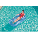 SET: Bestway 43028 - Luftmatratze mit Getrnkehalter - Lounge Schwimmsessel fr Pool - Blau (2 x)