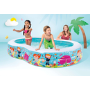 Intex 56490NP - Planschbecken Snorkel Fun 262 x 160 x 46 cm - Kinderpool Family Pool