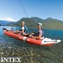Intex 68309NP - Kajak Set Excursion Pro K2 - Schlauchboot Angelboot Kayak + Paddel + Luftpumpe