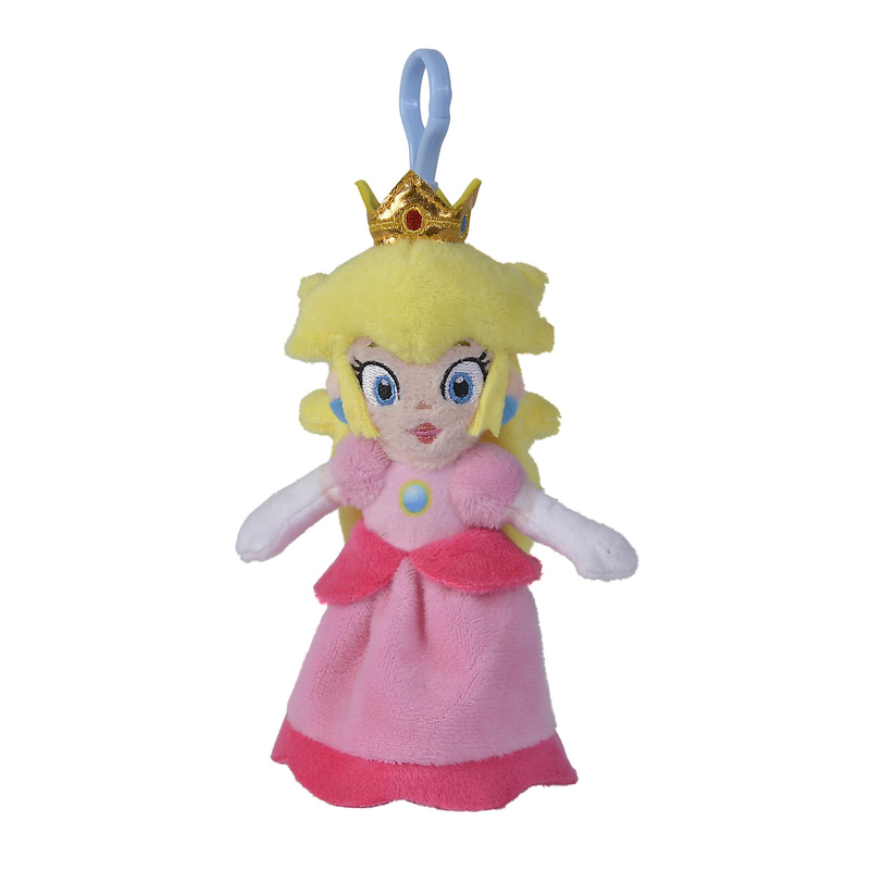 Simba 109231008 - Super Mario Schlsselanhnger 15cm - Peach - Plschfigur