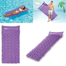 Intex 58807EU - Luftmatratze Tote-n-Float Wave Mat 229 x 86 cm - XXL Wasserliege Schwimmliege - Lila