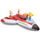 Intex 57536NP - Aufblasbares Flugzeug + Wasserpistole - Kampfjet Wasserspielzeug Ride-On - Rot