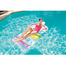 Bestway 43011 - Luftmatratze Kool Lounge - Poolliege Regenbogen Schwimmsessel fr Pool