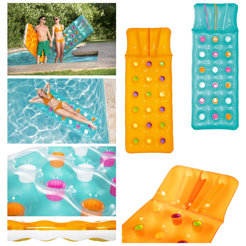 AUSWAHL: Bestway 43014 - Luftmatratze Color Lounge - Wasserliege Schwimmliege Pool Meer