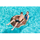 Bestway 36118 - Schwimmring Donut 94 cm - XXL Schwimmreifen Luftmatratze Meer Pool - Braun