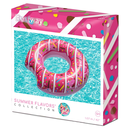 Bestway 36118 - Schwimmring Donut 94 cm - XXL Schwimmreifen Luftmatratze Meer Pool - Pink