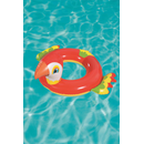 Bestway 36128 - Schwimmring Happy Animal - Aufblastier mit Tierkopf Schwimmtier - Papagei