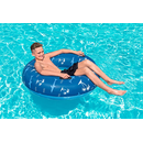 Bestway 36353 - Schwimmring Nautical 105 cm - XXL Schwimmreifen Luftmatratze Pool - Blau