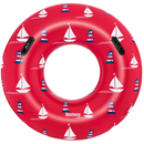 Bestway 36353 - Schwimmring Nautical 105 cm - XXL Schwimmreifen Luftmatratze Pool - Rot