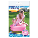 Bestway 51061 - Planschbecken Kiddie Lounge 61 x 15 cm - Aufblasbarer Babypool Kinderpool - Rosa