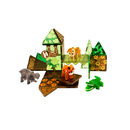 Magna Tiles Dschungel-Spielset - Magnetische 3D Bausteine 25 Teile Jungle Animals Playset